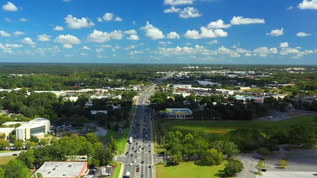 Business district Ocala Florida USA