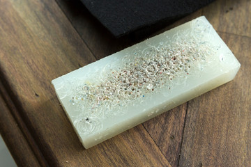 Wax plate for leather work