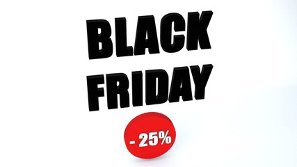 black friday -25%