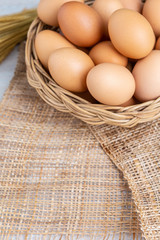 Eggs in basket
