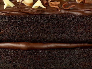 Delicious chocolate sponge