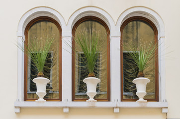 The best windows in the beautiful city of Venice
