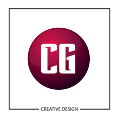 Initial Letter CG Logo Template Design