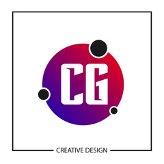 Initial Letter CG Logo Template Design