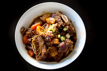 Korean food - Braised Short Ribs -  Galbi jjim