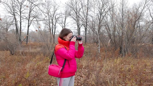 girl with camera