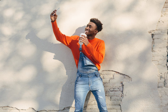 Portrait of a cool black man.