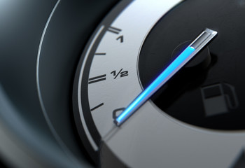 Naklejka premium Petrol Gage Empty