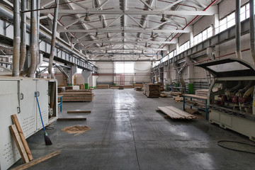 Warehouse sawn wood processing enterprises