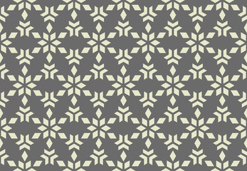 Abstract geometric pattern. A seamless vector background. Grey ornament. Graphic modern pattern. Simple lattice graphic design