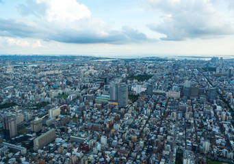Landscape from Tokyo SkyTree, JAPAN - Sep 2018