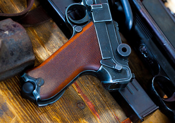 part of Luger Parabellum pistol