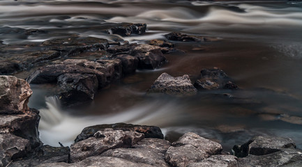 Rocks in water