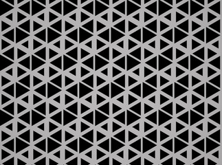 Abstract geometric pattern. A seamless vector background. Black and grey ornament. Graphic modern pattern. Simple lattice graphic design