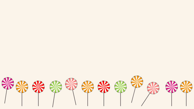 Candy Rahmen, bunt