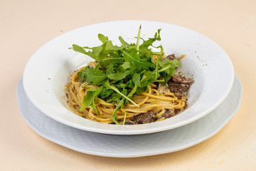 Pasta with beef