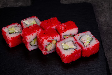 Japanese roll with prawn