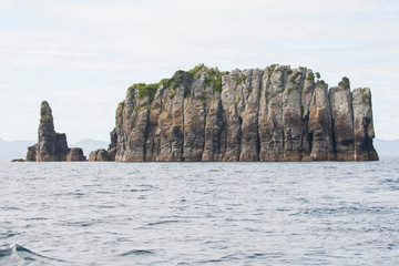 Pinnacles off coast of NZ