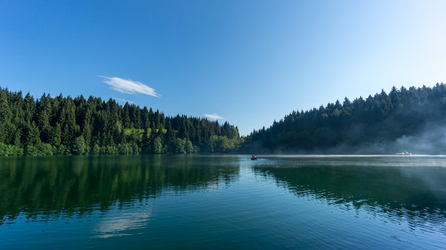 Landscape view of Savsat Karagol Nature Park in Blacksea region, Artvin, Turkey