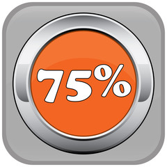 75 percent icon