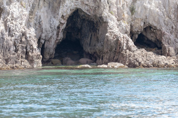 Caves on coast