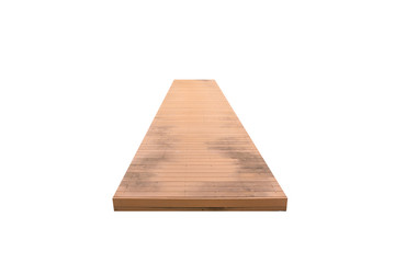 Perspective view, Isolted wooden bridge