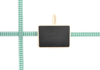 Hintergrund mit Band und Schild