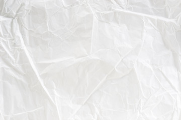 white crumpled paper texture background