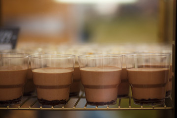 sweet chocolate mousse