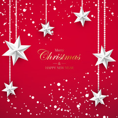 boże narodzenie origami wektor © Rzoog