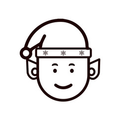 Elf vector icon