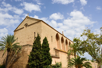 Fototapeta na wymiar Sant Jaume Kirche in Alcudia , Mallorca 