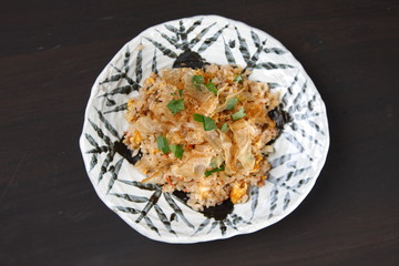 鰹節チャーハン