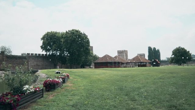 Old Fortress from the Middle Ages, An arranged yard