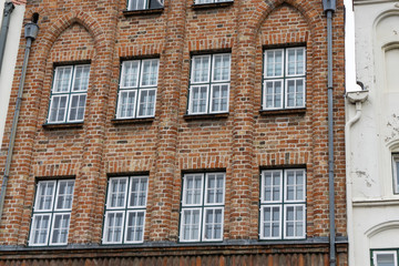 Historical house in Lübeck, Germany