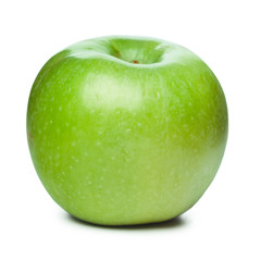 Fresh Green Apple Isolated on White Background