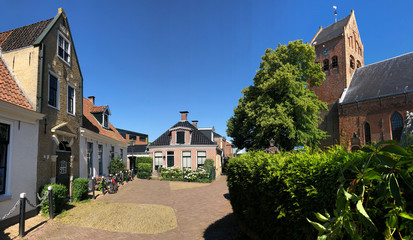 Fototapeta premium Housing around the Sint Piterkerk