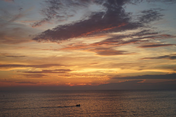 sunset in Corniglia