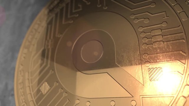 Crypto currency atb Coin 3d Rendering blockchain