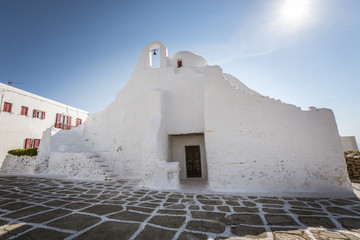  walking through the streets of Mykonos