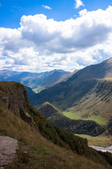 Georgia. Journeys. Kazbegi. Beautiful view of Kazbegi