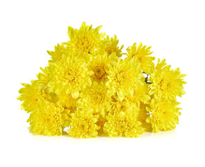 Beautiful bouquet of yellow chrysanthemum