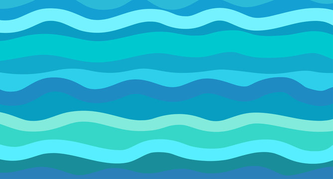 Nautical geometric wallpaper of the surface. Sea background. Bright colors. Pattern with lines and waves. Multicolored texture. Decorative style. Dinamic backdrop. Doodle for design and business