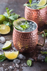 Moscow mule cocktail © petrrgoskov