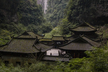 Obraz premium Wulong Monastery, Chongqing, CHINA