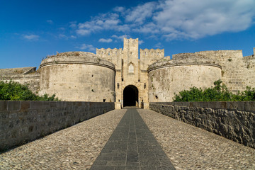 Amboise-Gate in Rhodos, Greece