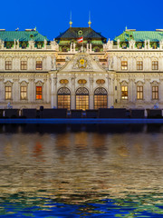 Fototapeta premium Palace Belvedere in Vienna Austria