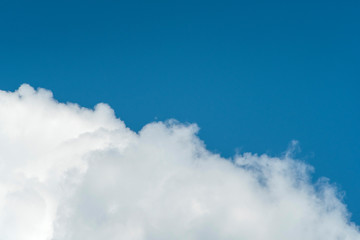 Clouds and beautiful sky in winter