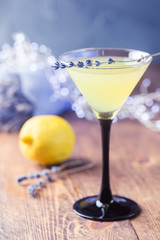 Italian lemon liqueur limoncello