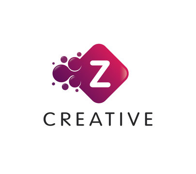 Dots Letter Z Logo